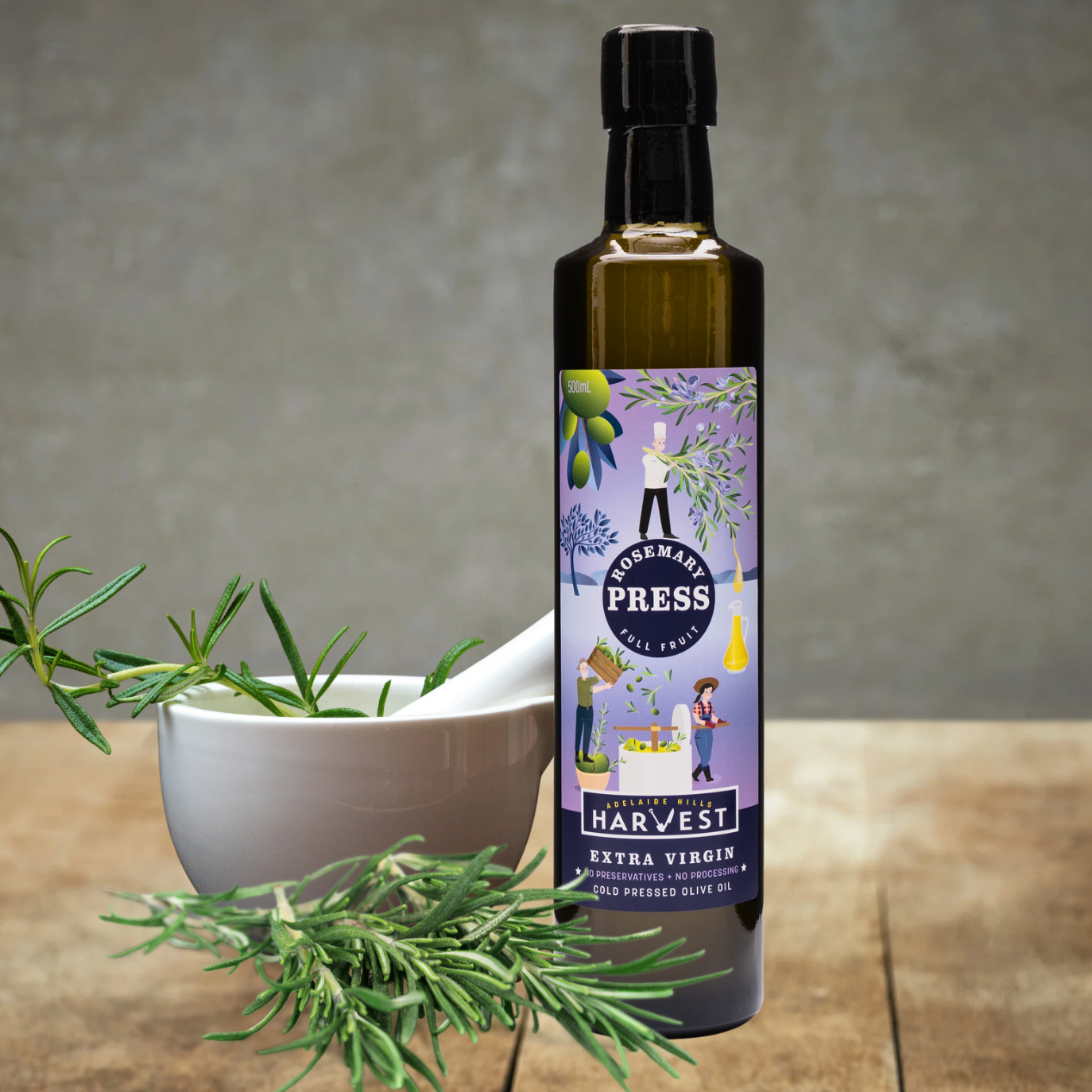 Rosemary Press Olive Oil