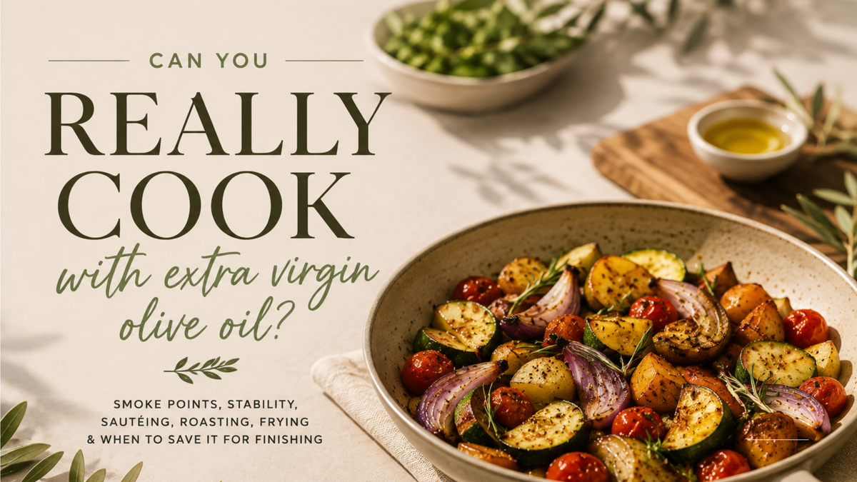 Can You Really Cook With Extra Virgin Olive Oil?