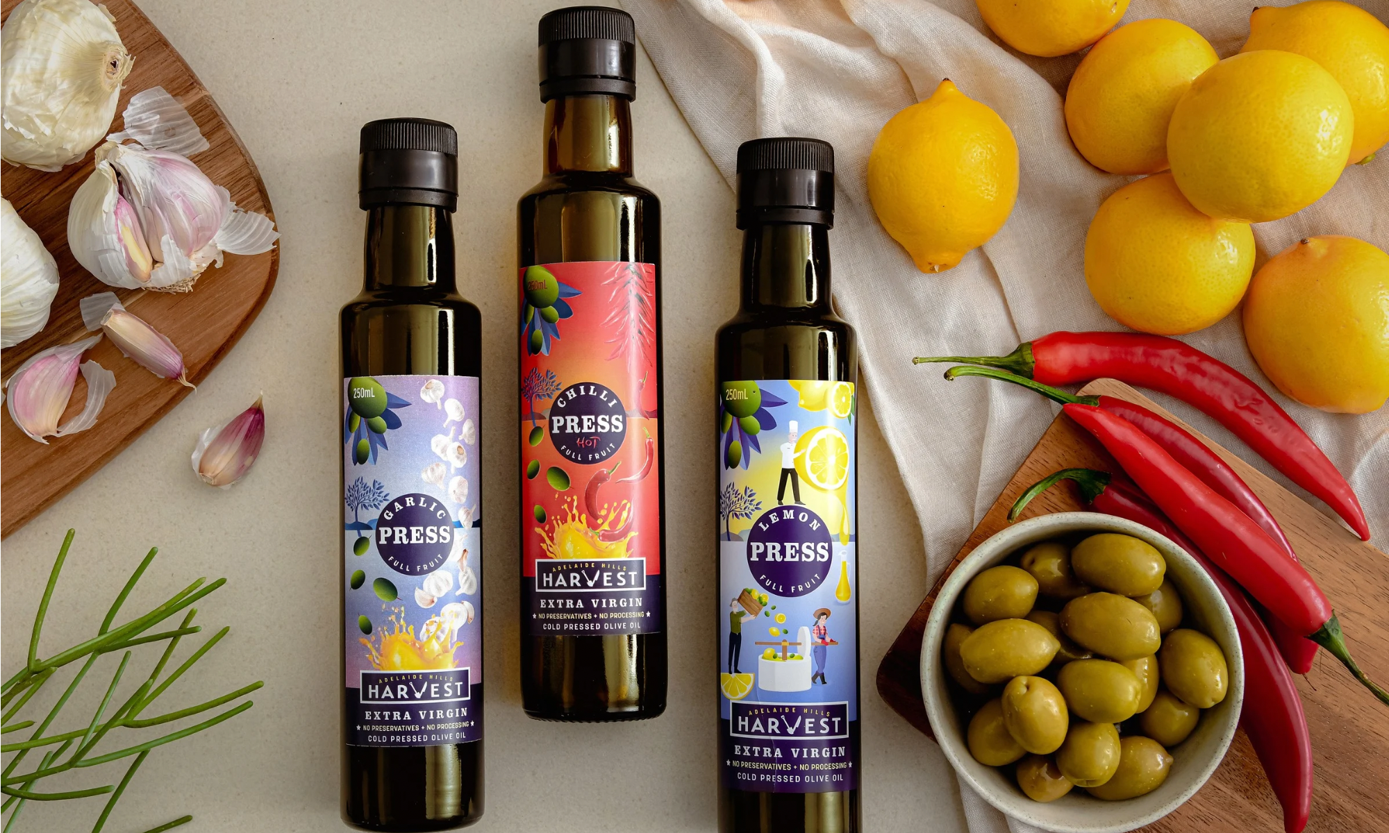 Pressed Trio Sample Pack – Adelaide Hills Harvest