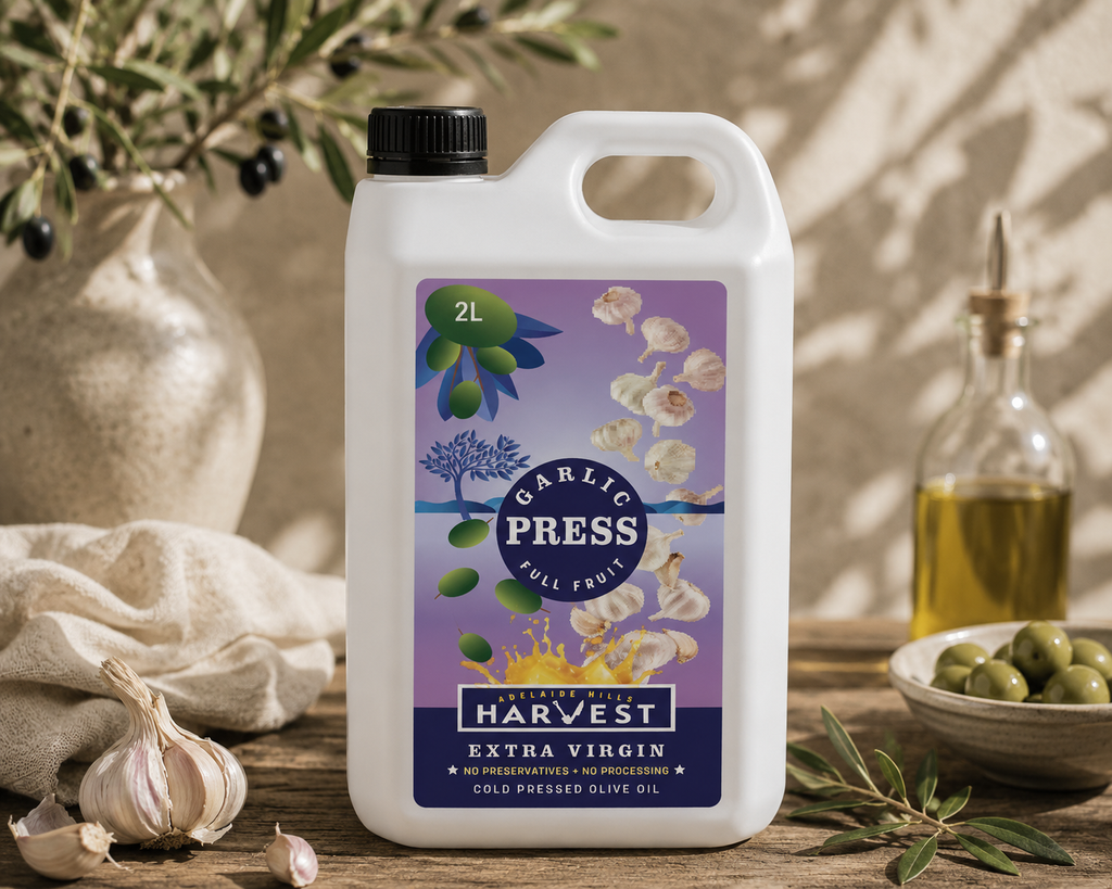 Garlic Press Olive Oil