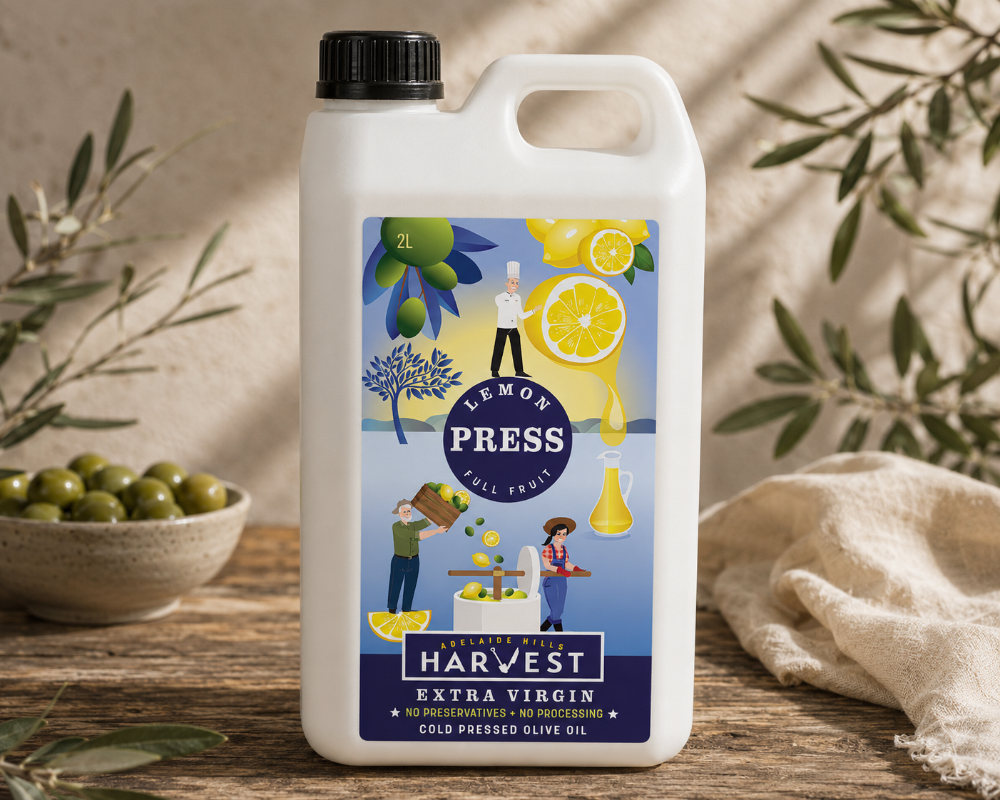 Lemon Press Olive Oil