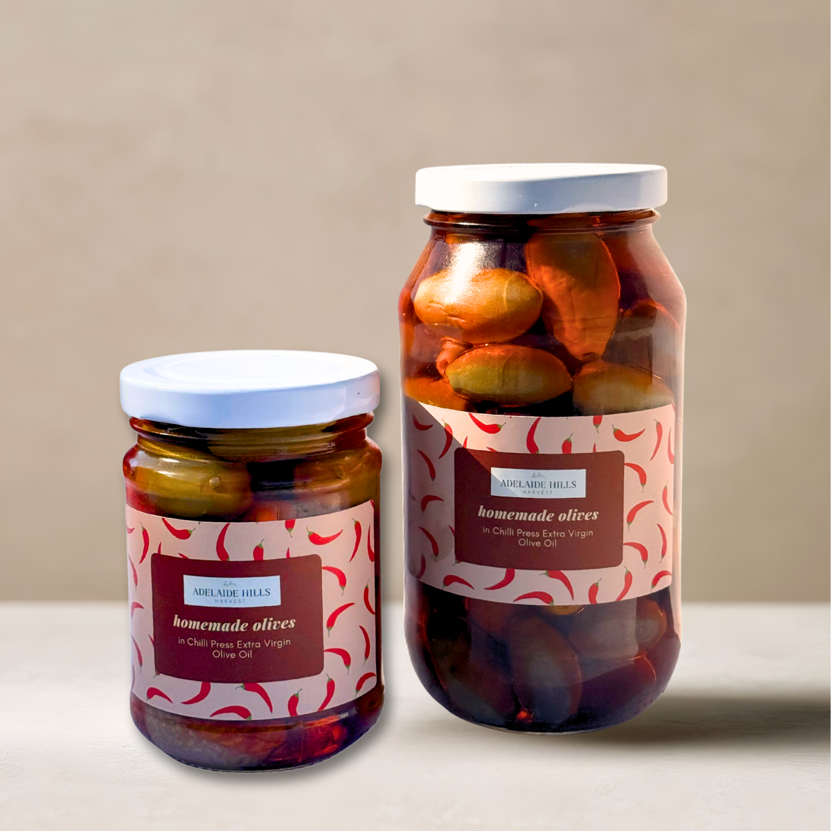 Kalamata Olives in Chilli Press