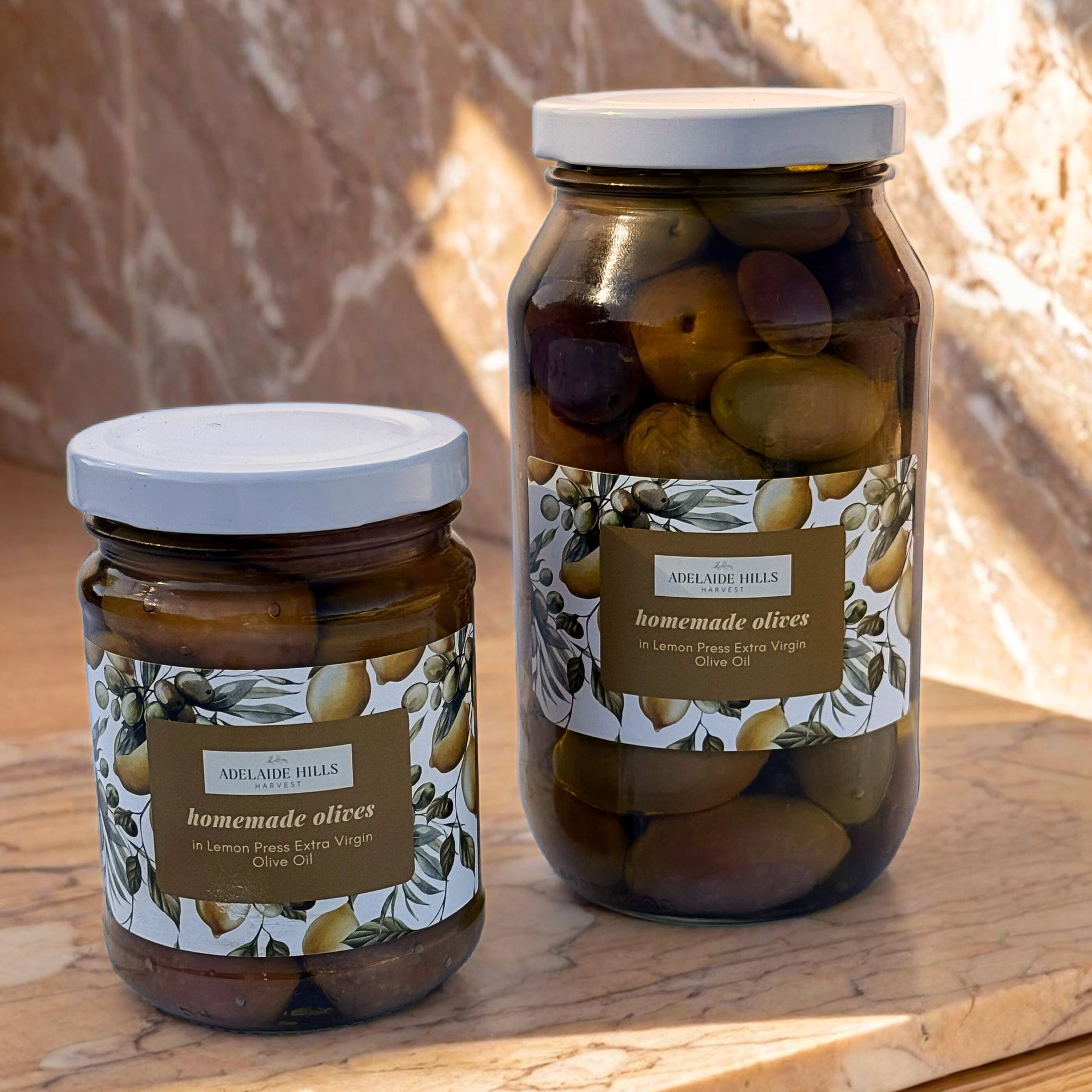 Kalamata Olives in Lemon Press