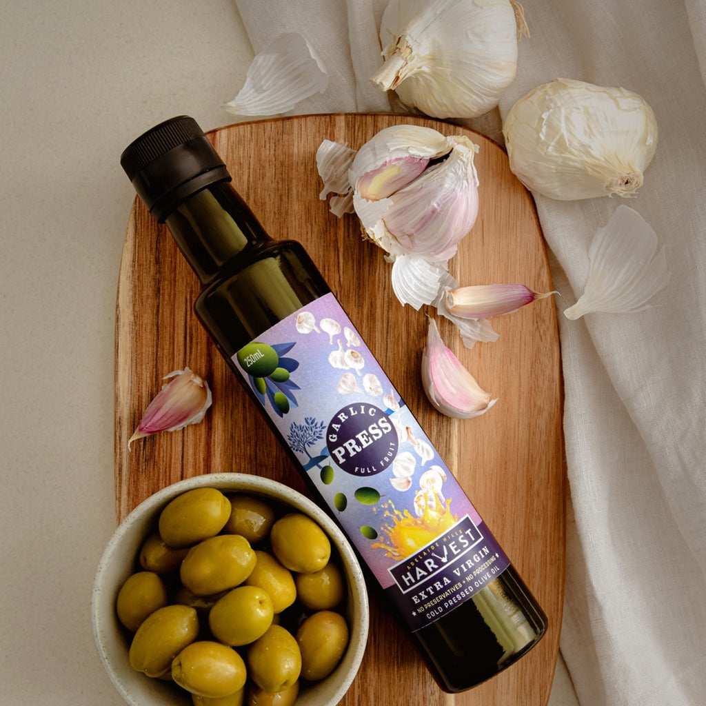 Garlic Press Olive Oil