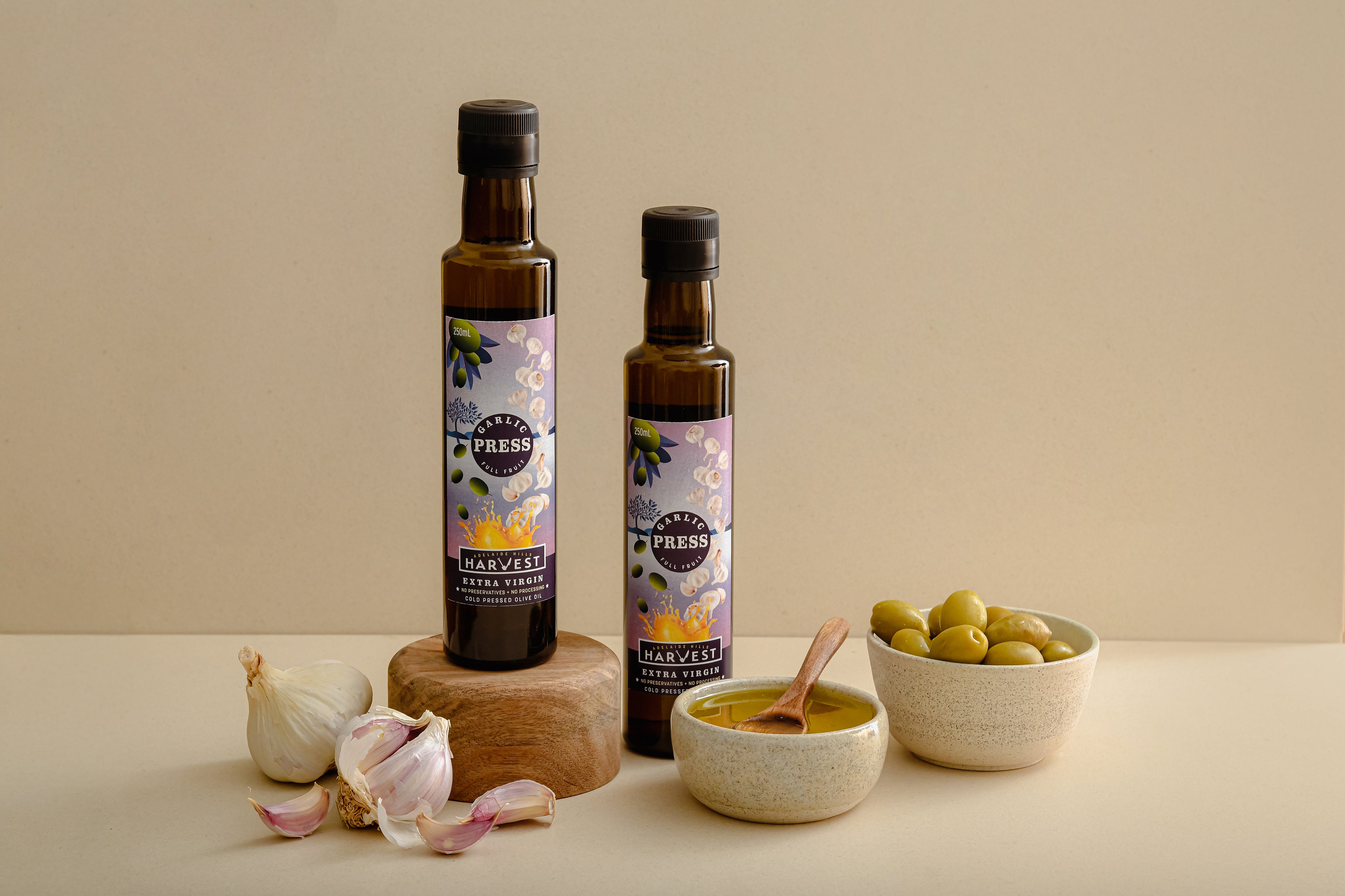 Garlic Press Olive Oil