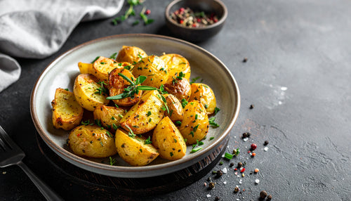 Greek Potatoes with Garlic & Oregano