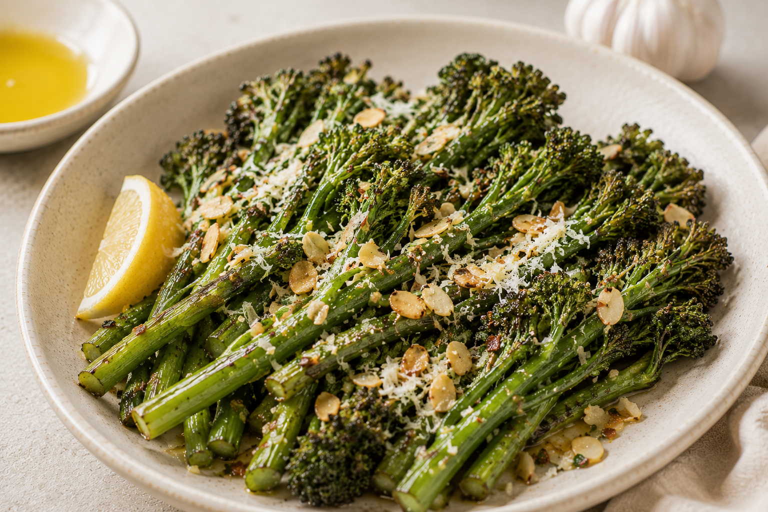 Garlic & Parmesan Roasted Broccolini