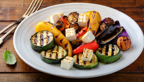 Grilled Vegetable Salad with Feta and Balsamic