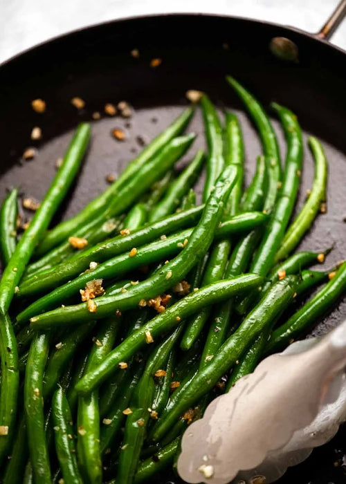 Sautéed Green Beans with Garlic Olive Oil
