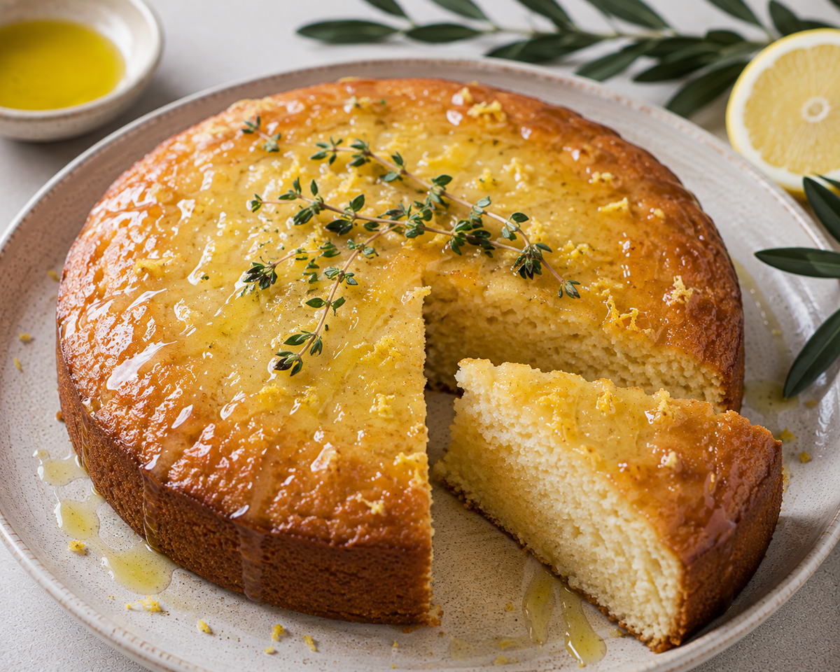 Lemon Olive Oil & Yoghurt Cake